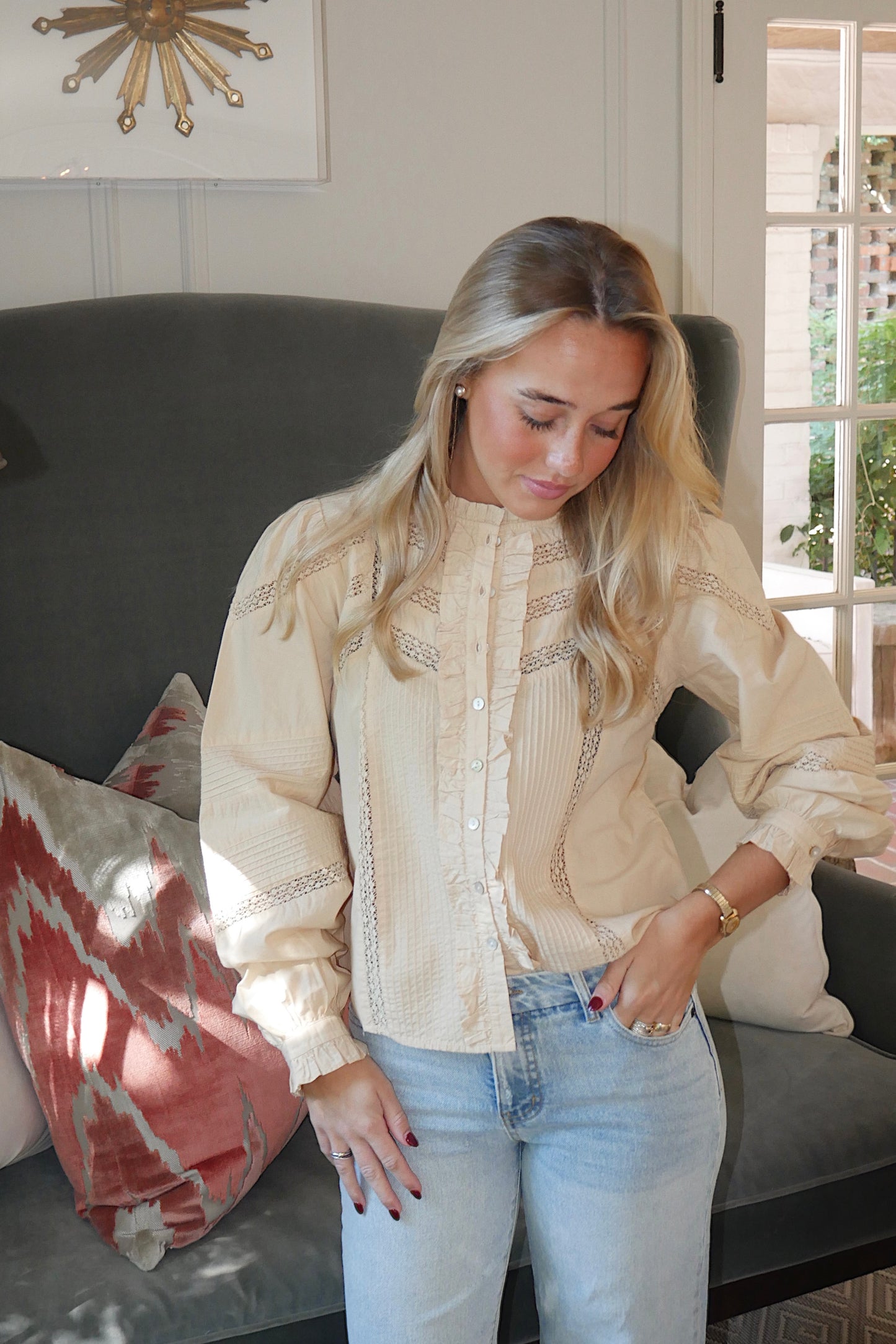 The Louise Blouse In Cream