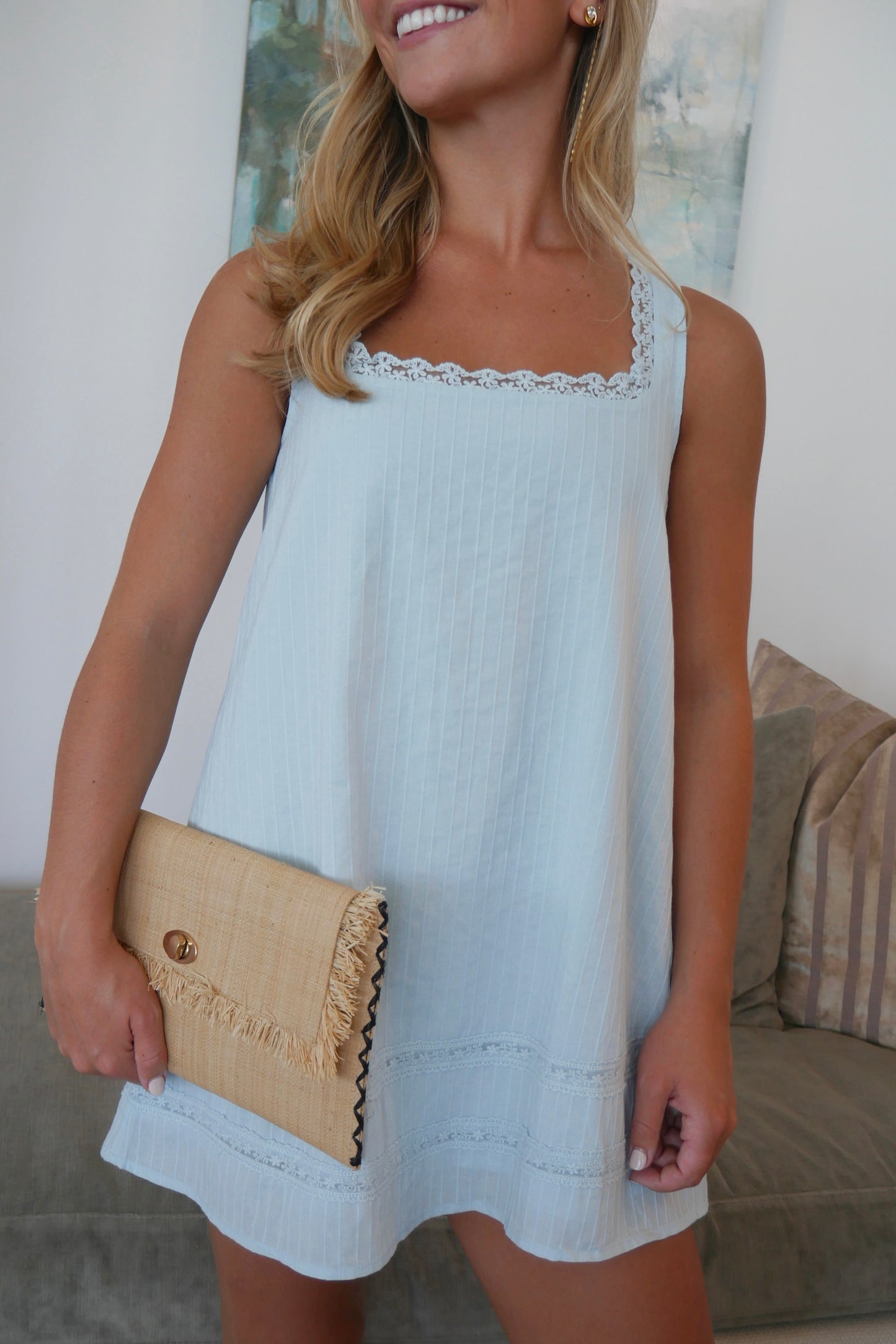 Blue Mini Dress