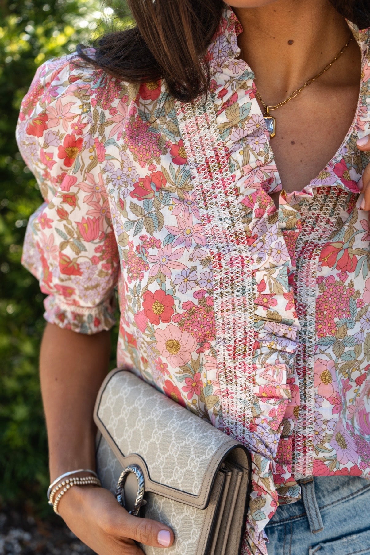Zuri Top - Clarabell Liberty Print