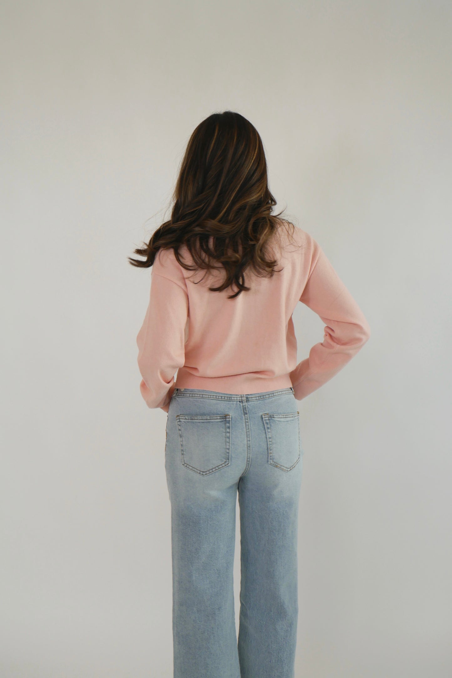 Hannah Cardigan - Link Pink