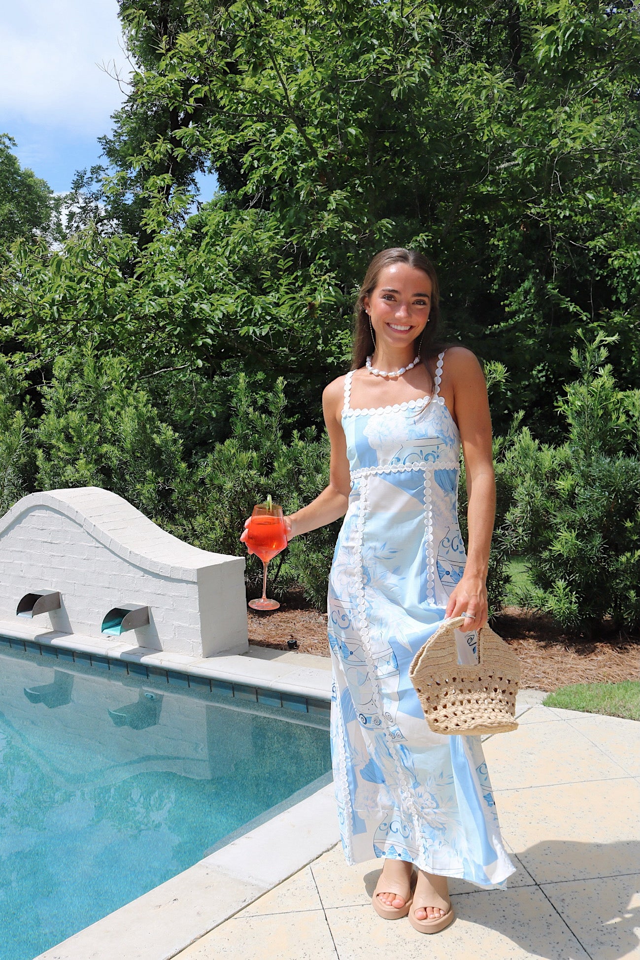The Costal Blue Maxi Sundress