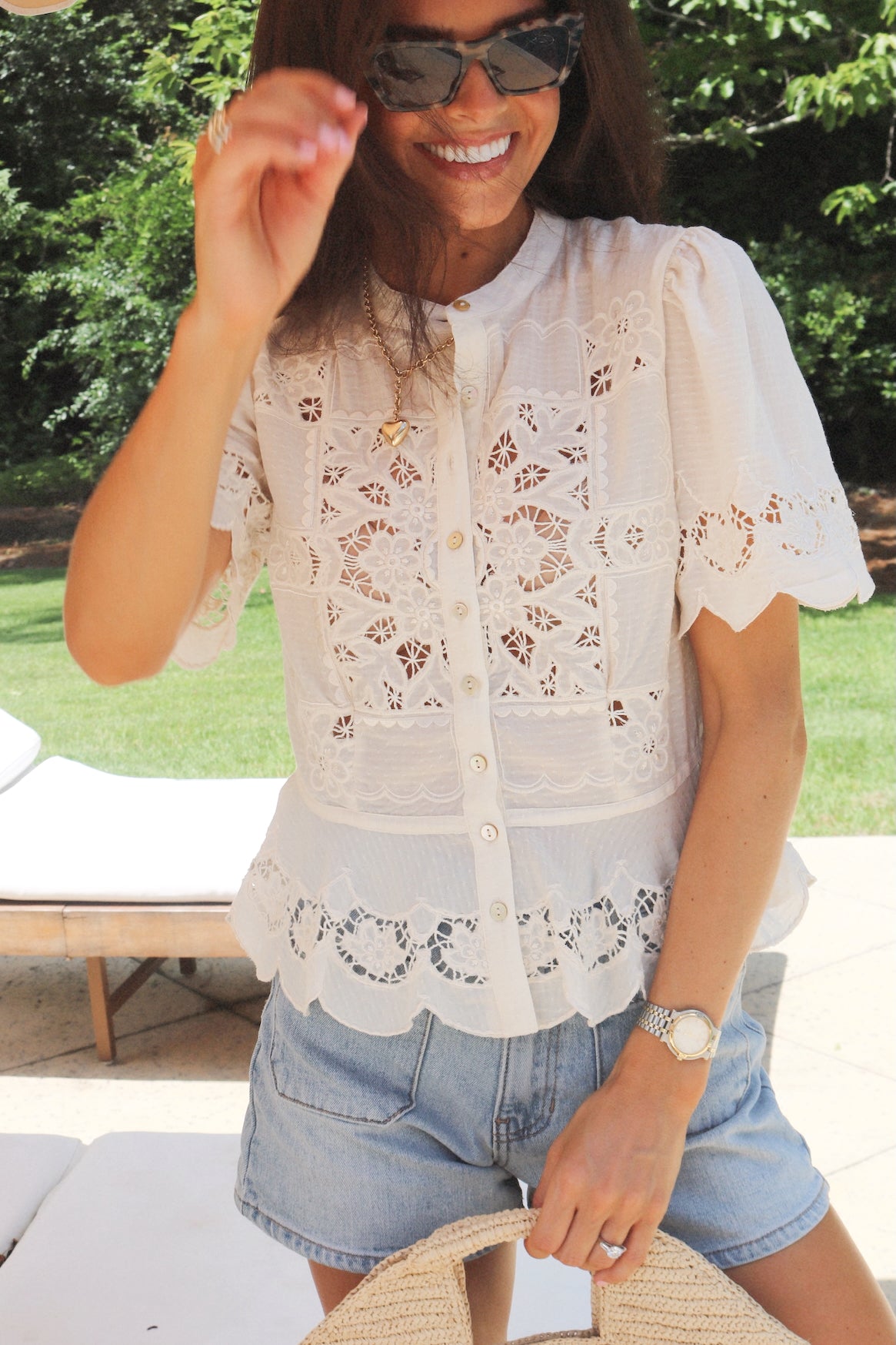 Elizabeth Lace Top