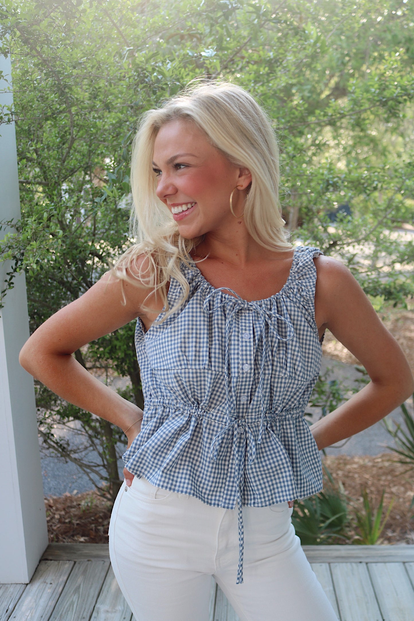 The Summer Gingham Tank