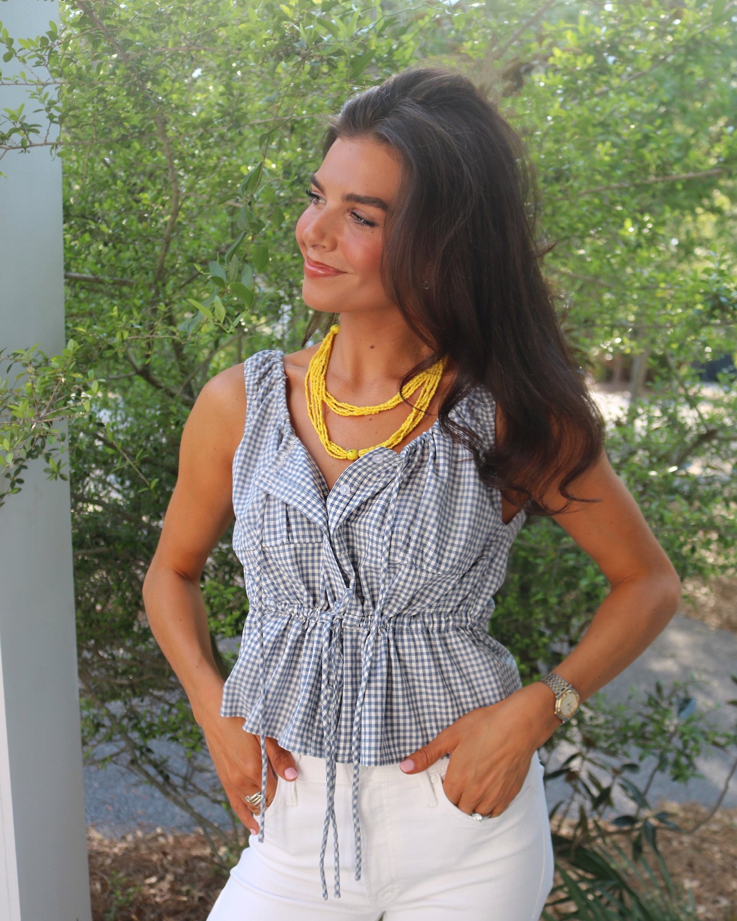 The Summer Gingham Tank