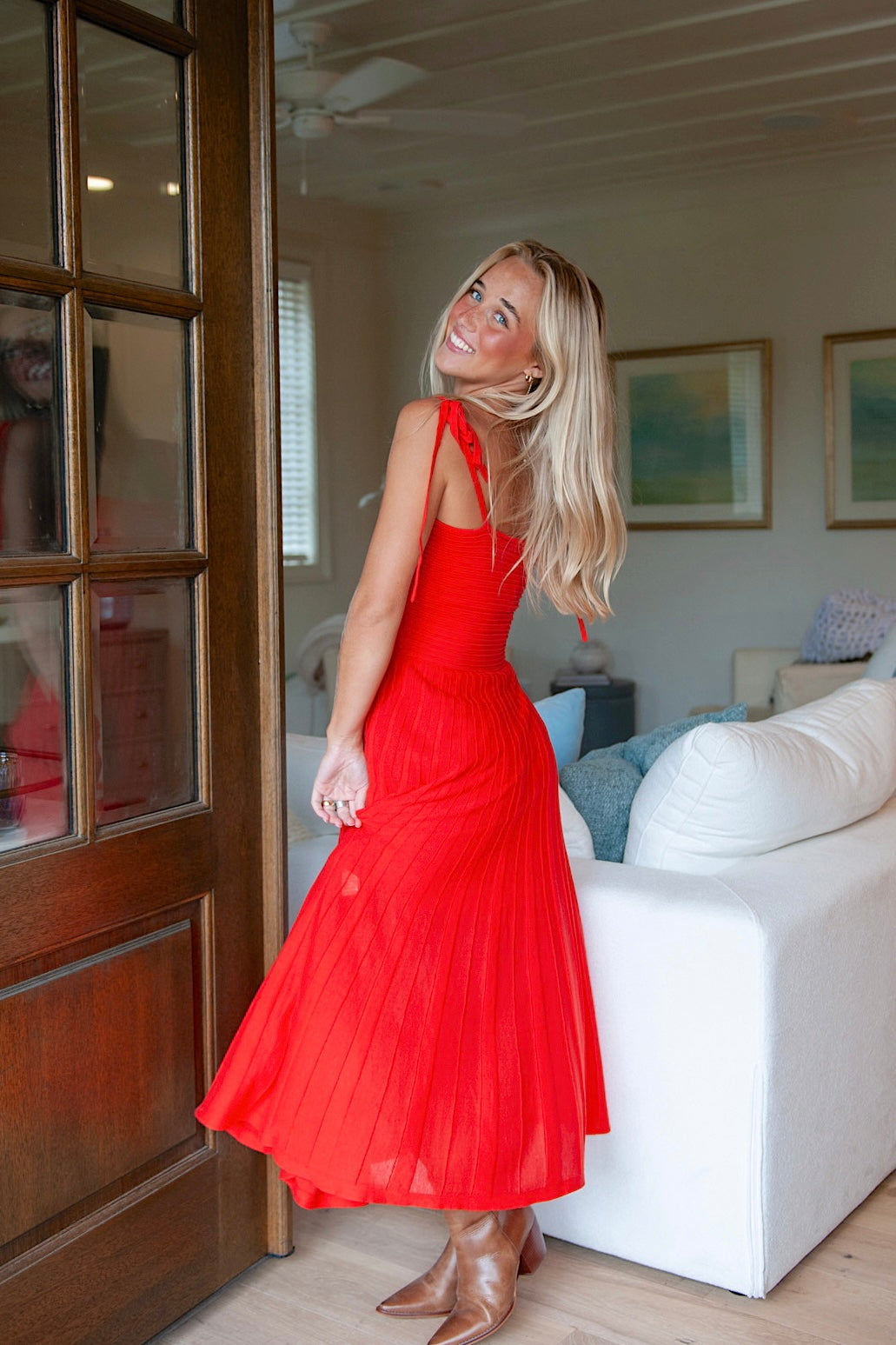 The Everly Maxi In Red