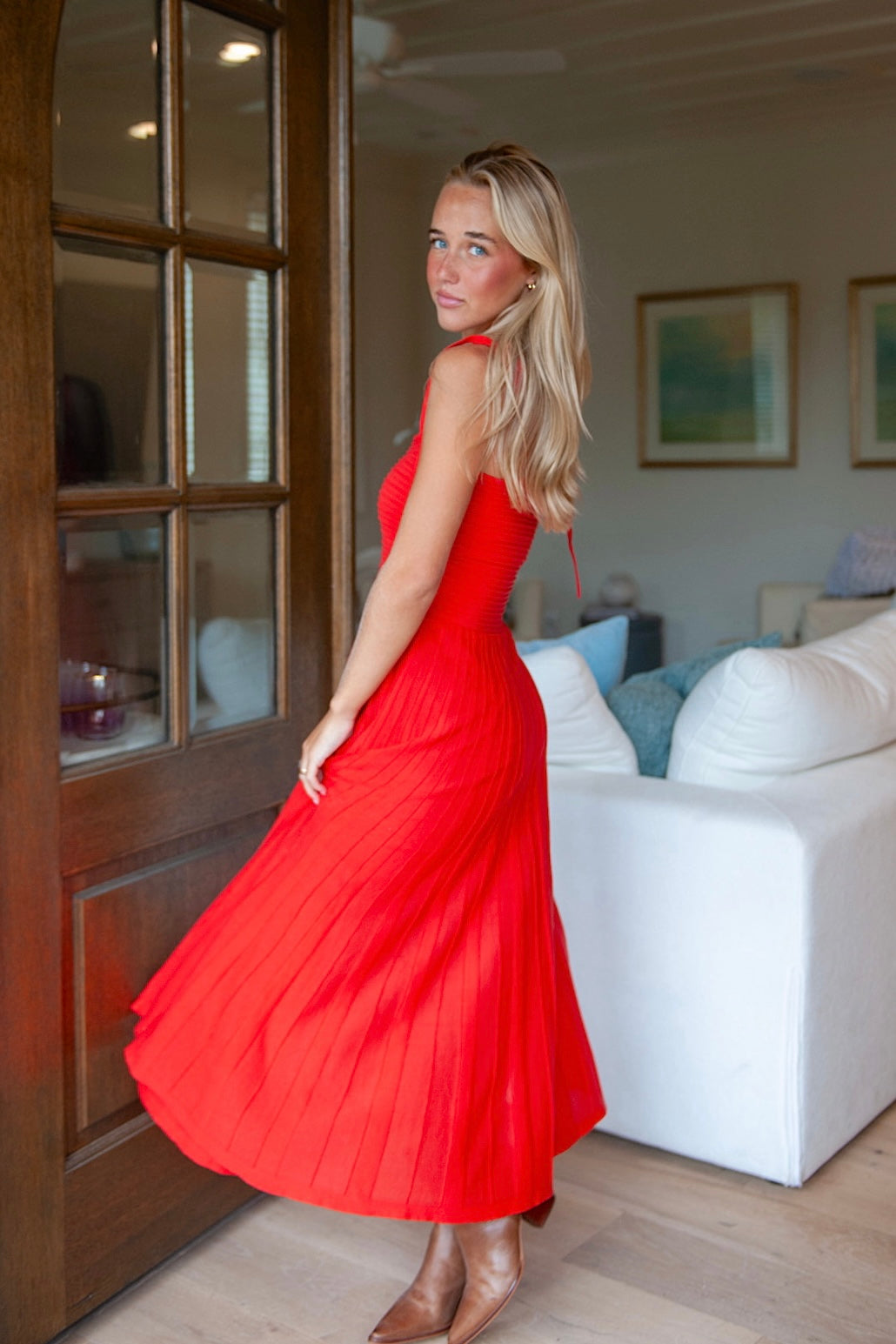 The Everly Maxi In Red