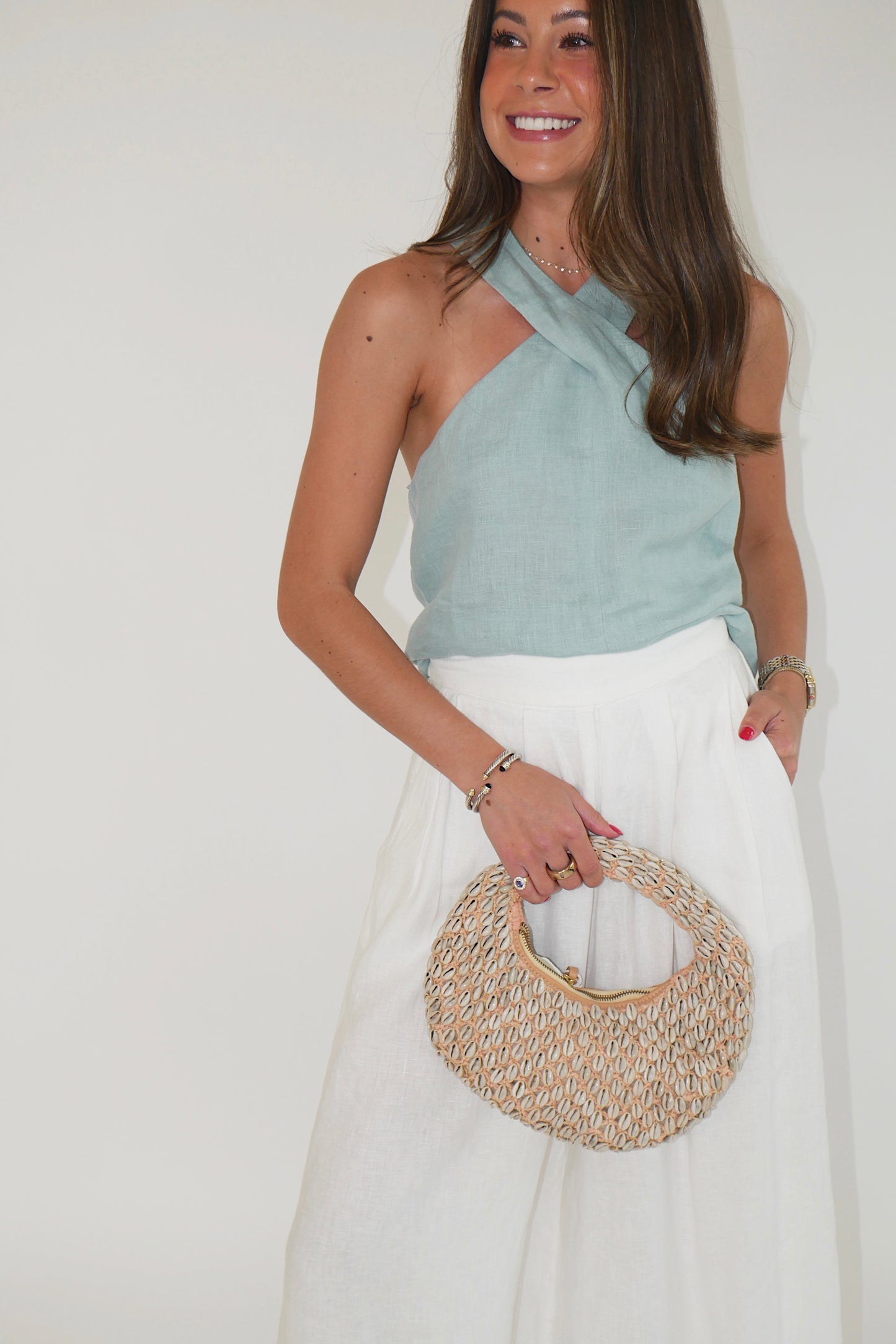 Santander Linen Blouse