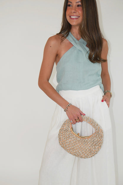 Santander Linen Blouse