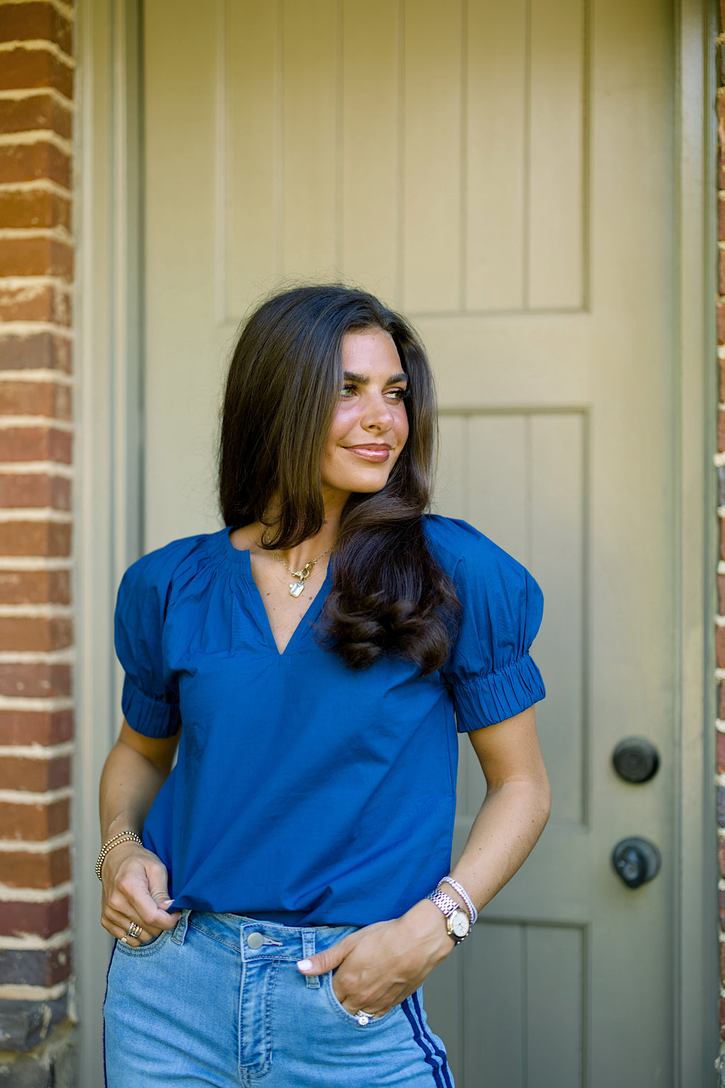 Dawson Top Navy