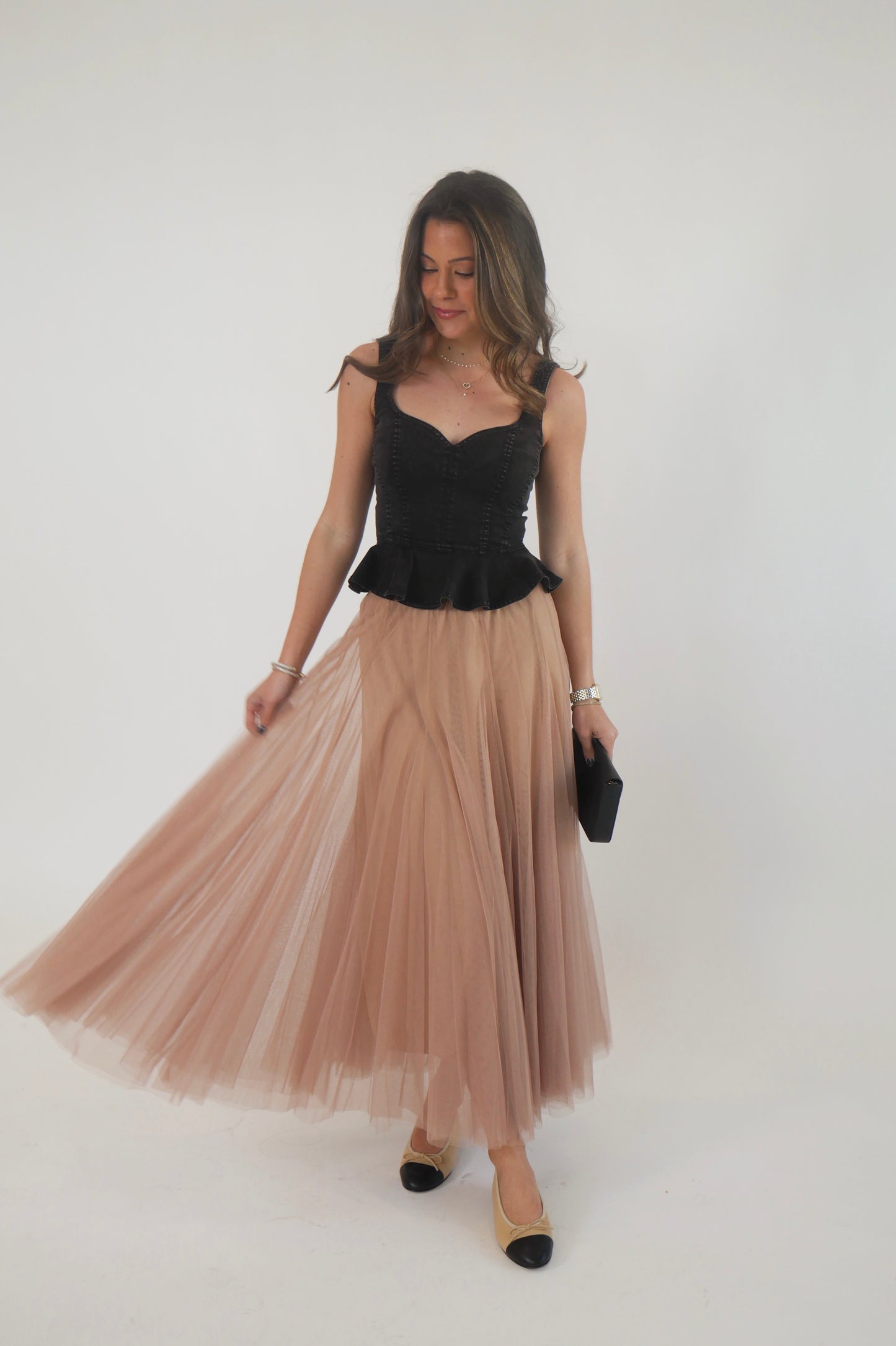 The Rivers Tulle Skirt - Light Pink