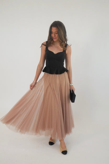 The Rivers Tulle Skirt - Light Pink