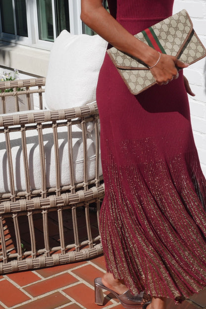 Maroon Maxi