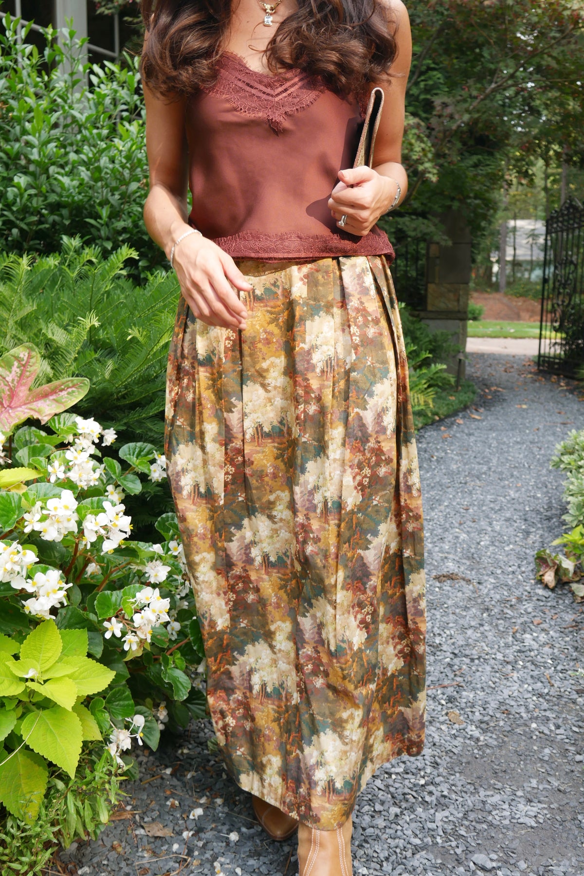 Autumn Liberty Maxi Skirt
