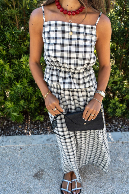 Emma Peplum Maxi Skirt