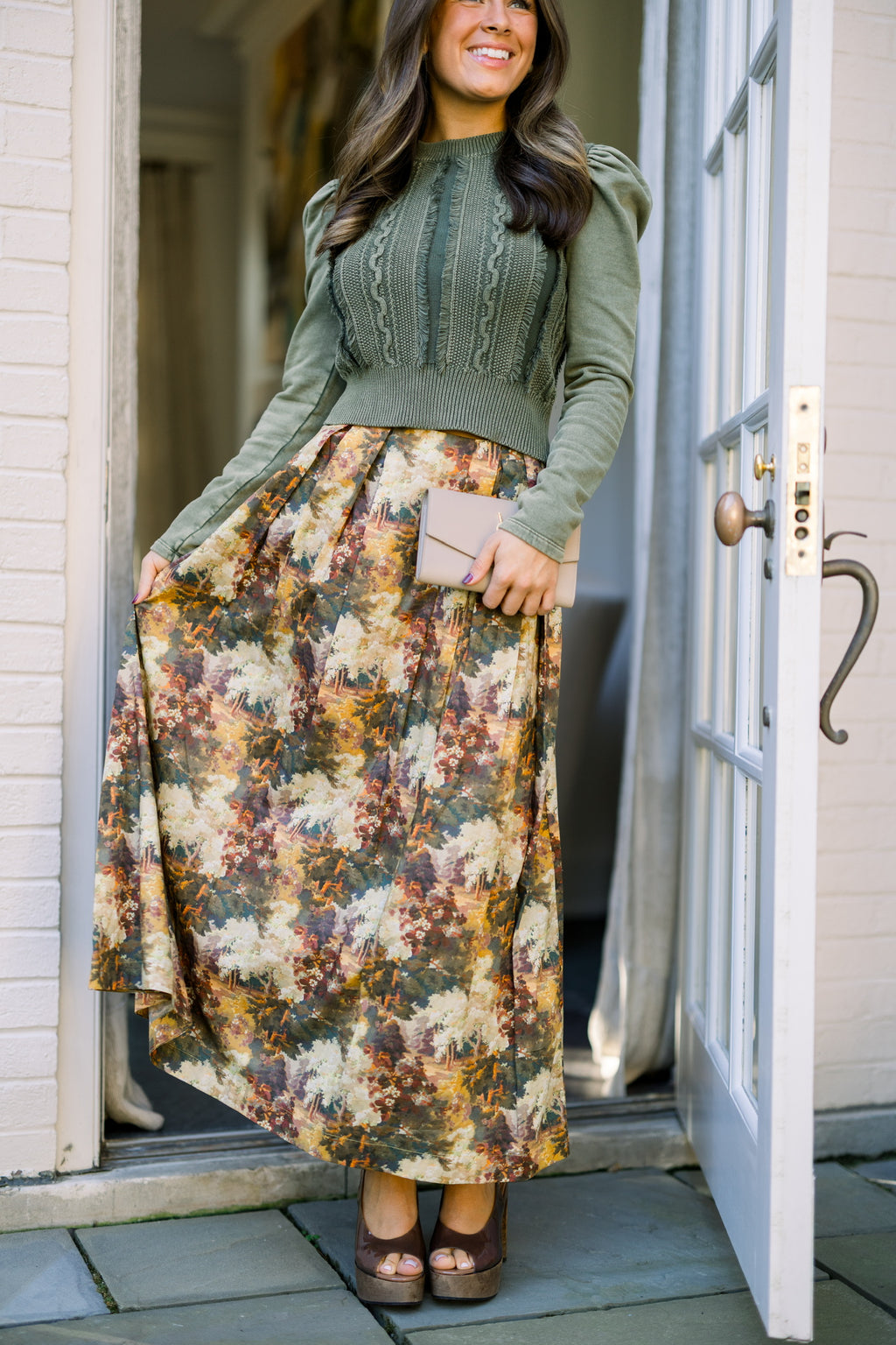 Autumn Liberty Maxi Skirt