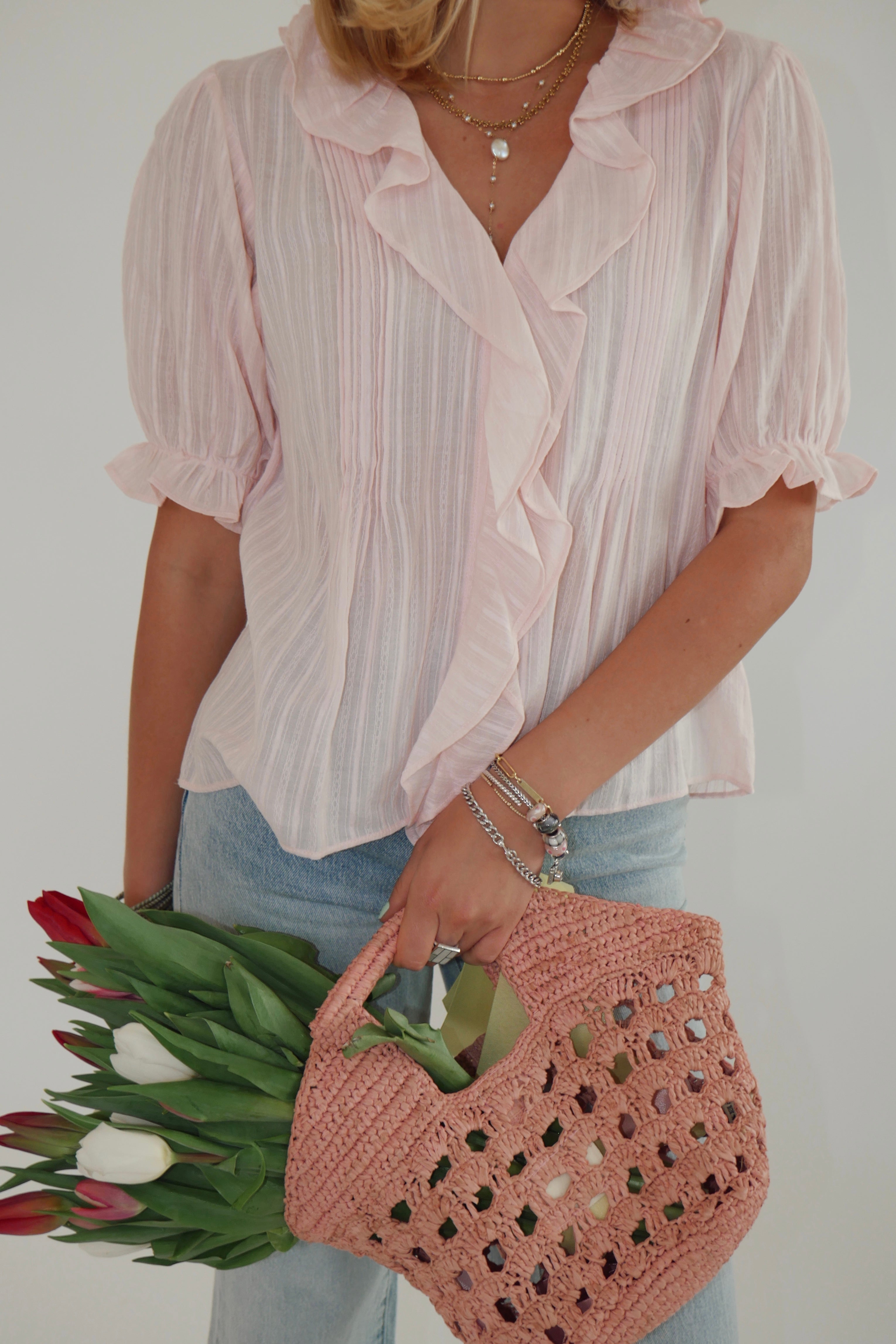 MISA Blouse - Light Pink