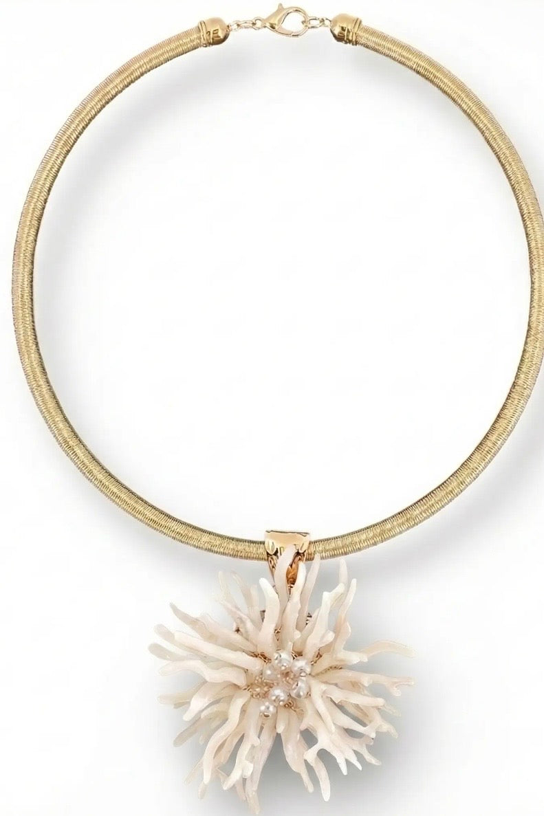 Coral Collar Necklace