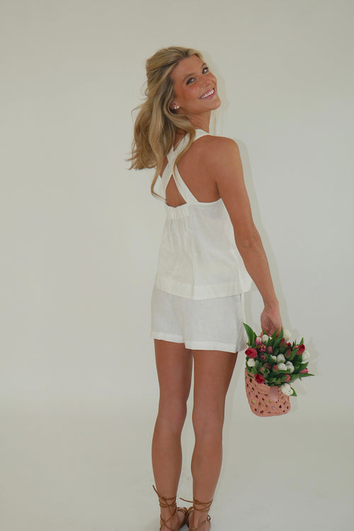 Caroline Linen Shorts