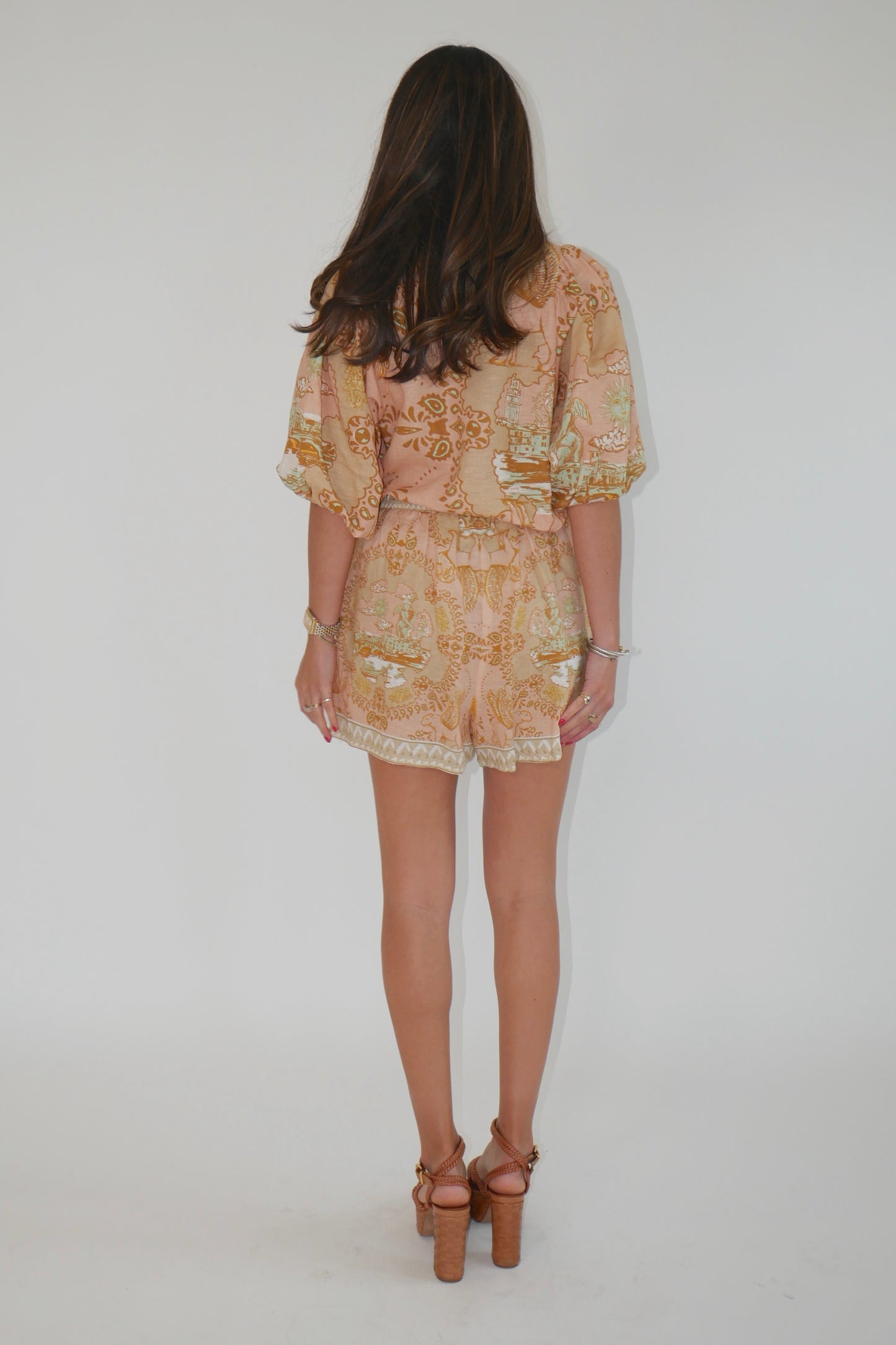 Italian Coast Rose Shorts