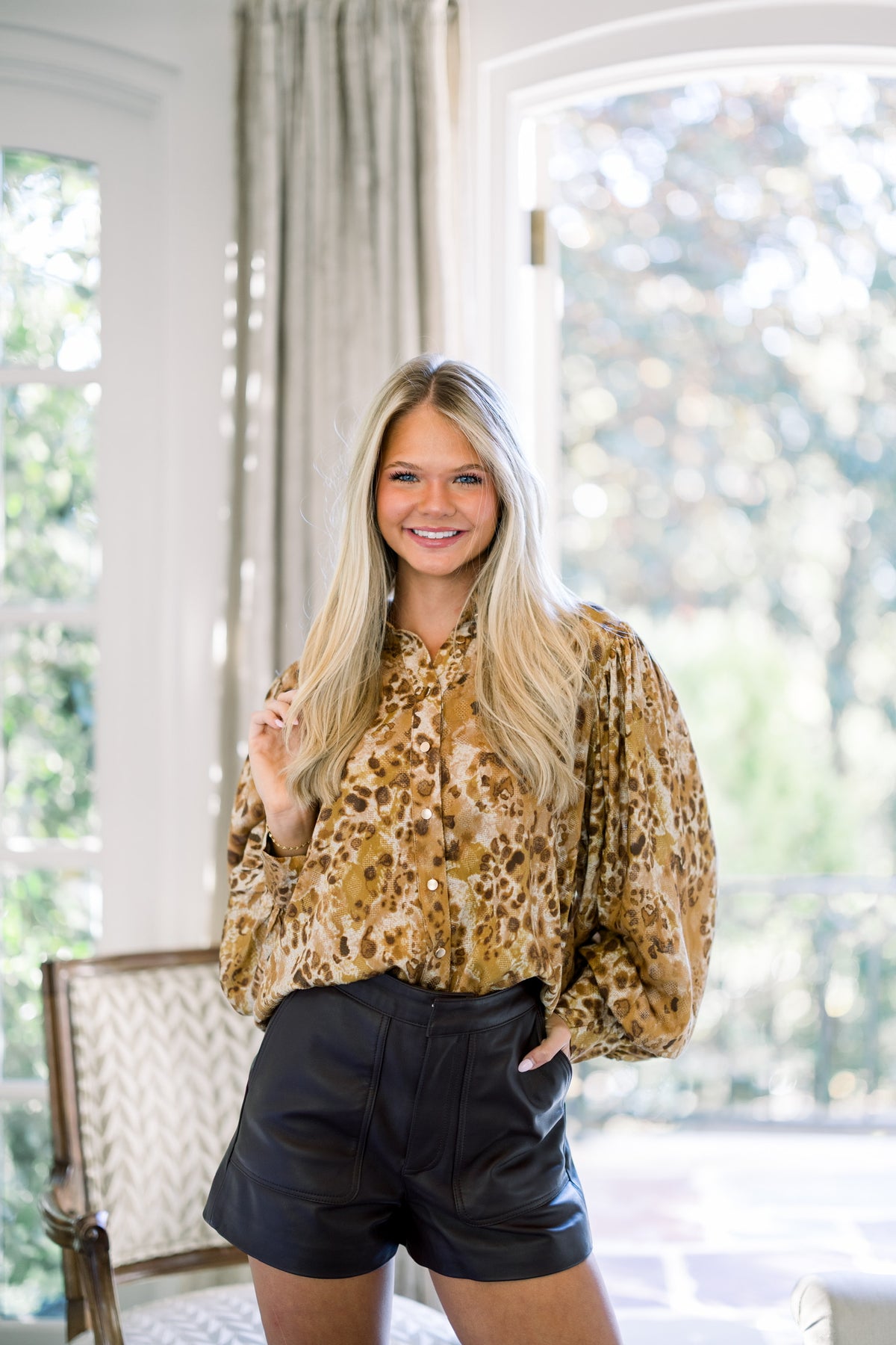 Cheetah Blouse