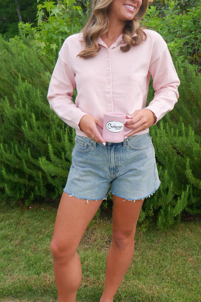 Hannah Cardigan - Link Pink