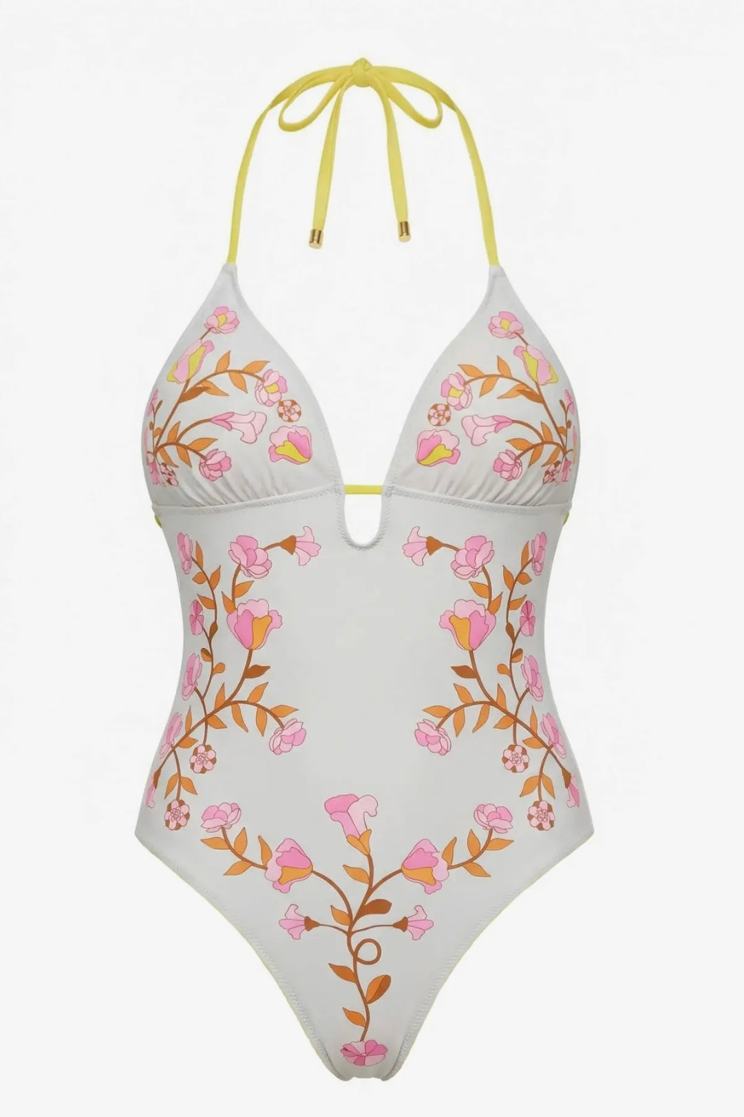 Reversible Bloom one piece yellow