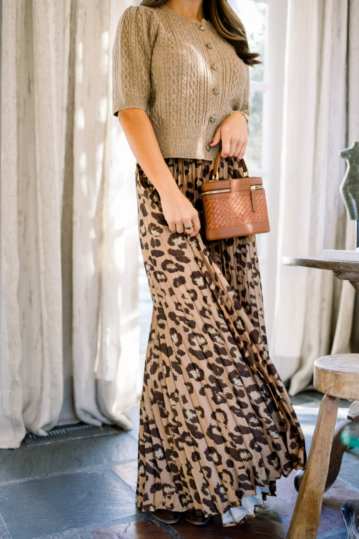 Cheetah Maxi Skirt
