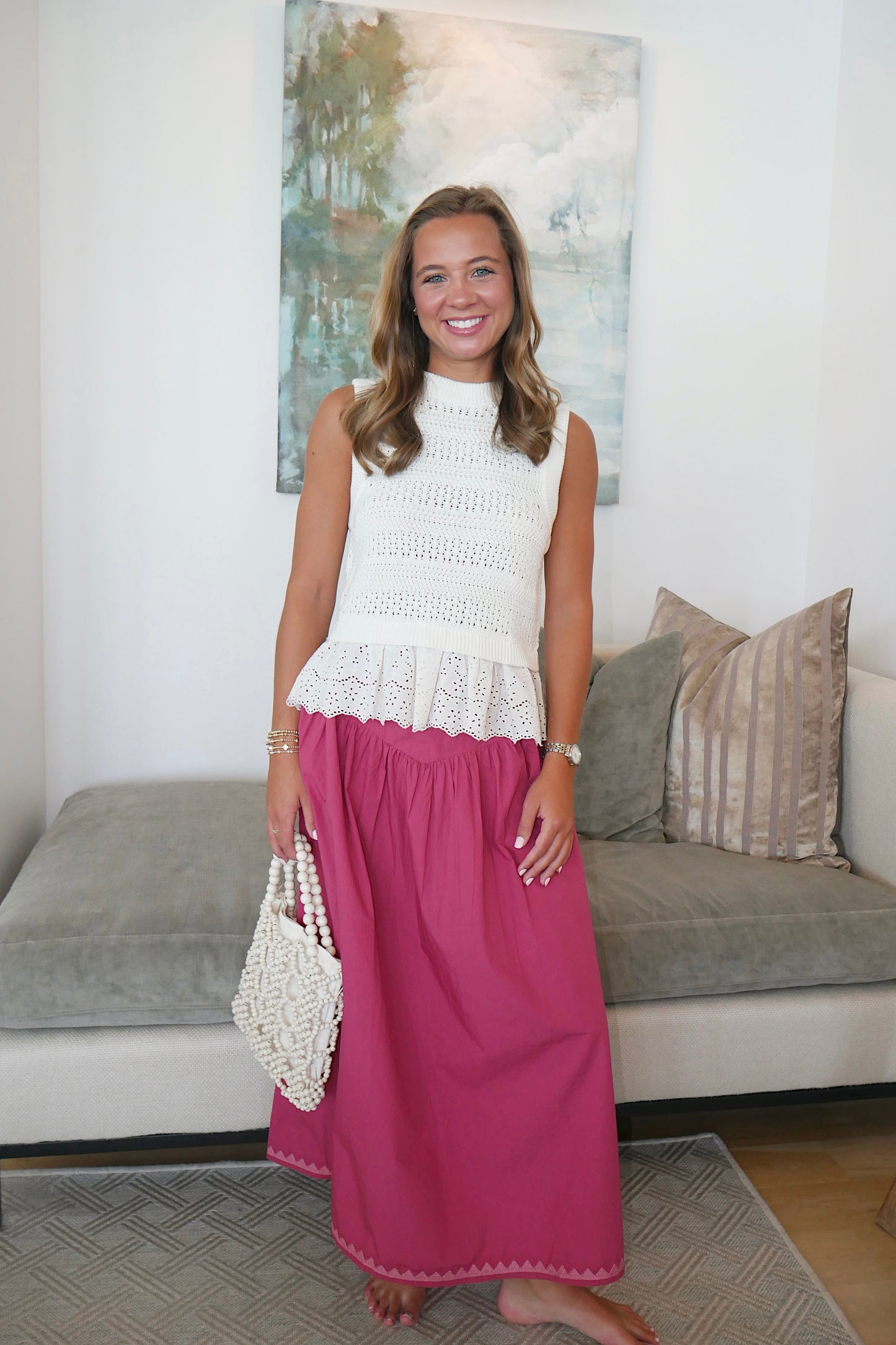 Maxi Skirt - Pink