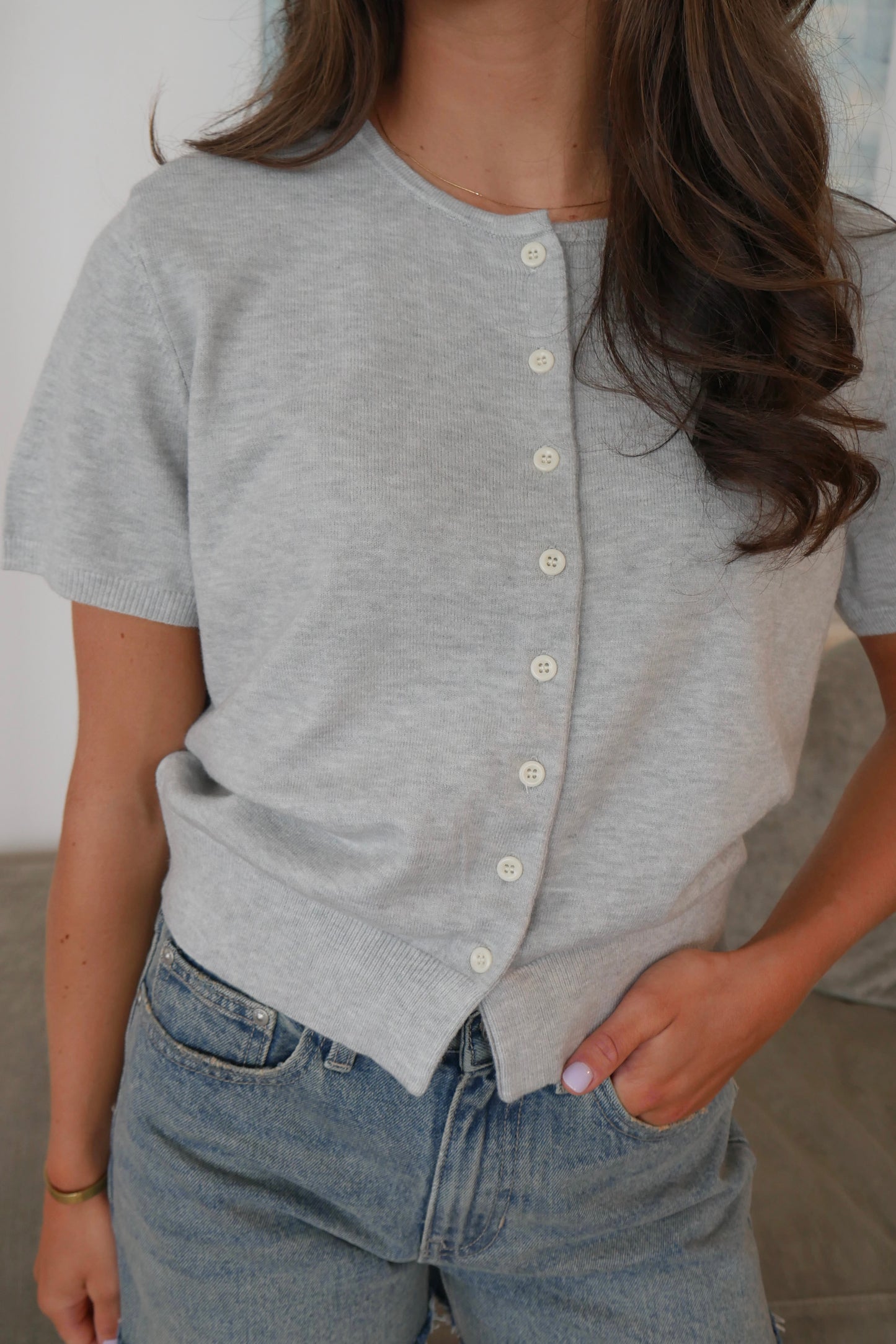 The Roxanne Cardigan - grey