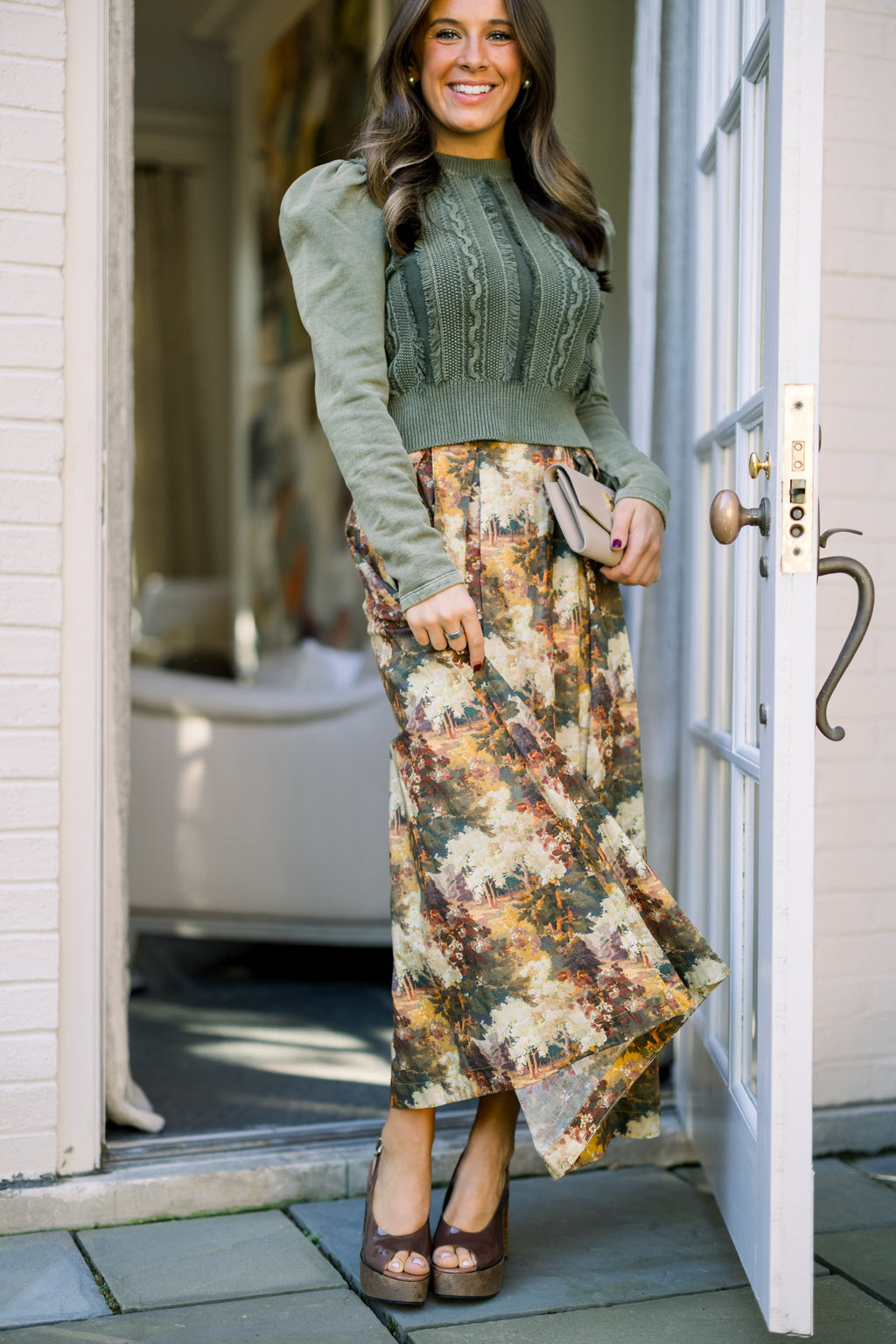 Autumn Liberty Maxi Skirt