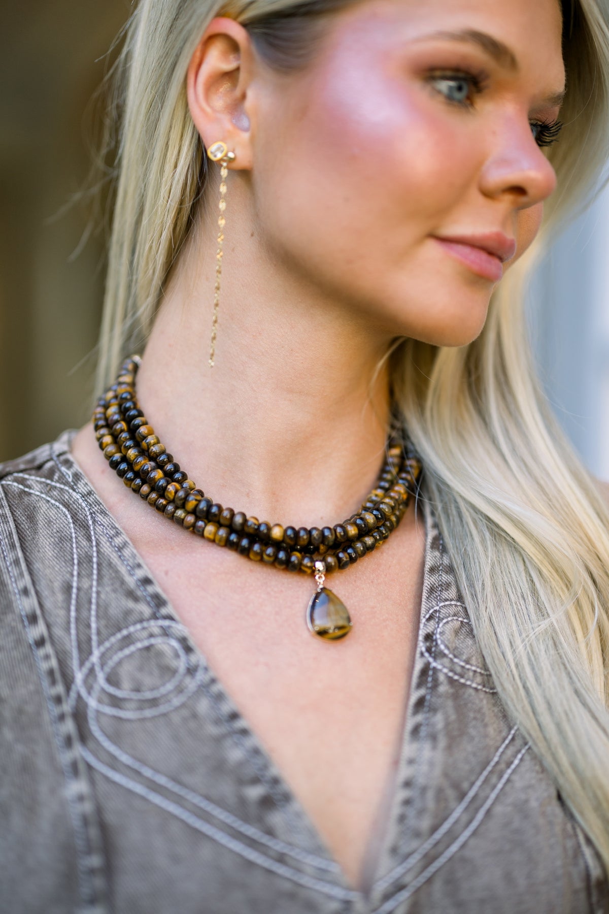 Tigers Eye Necklace