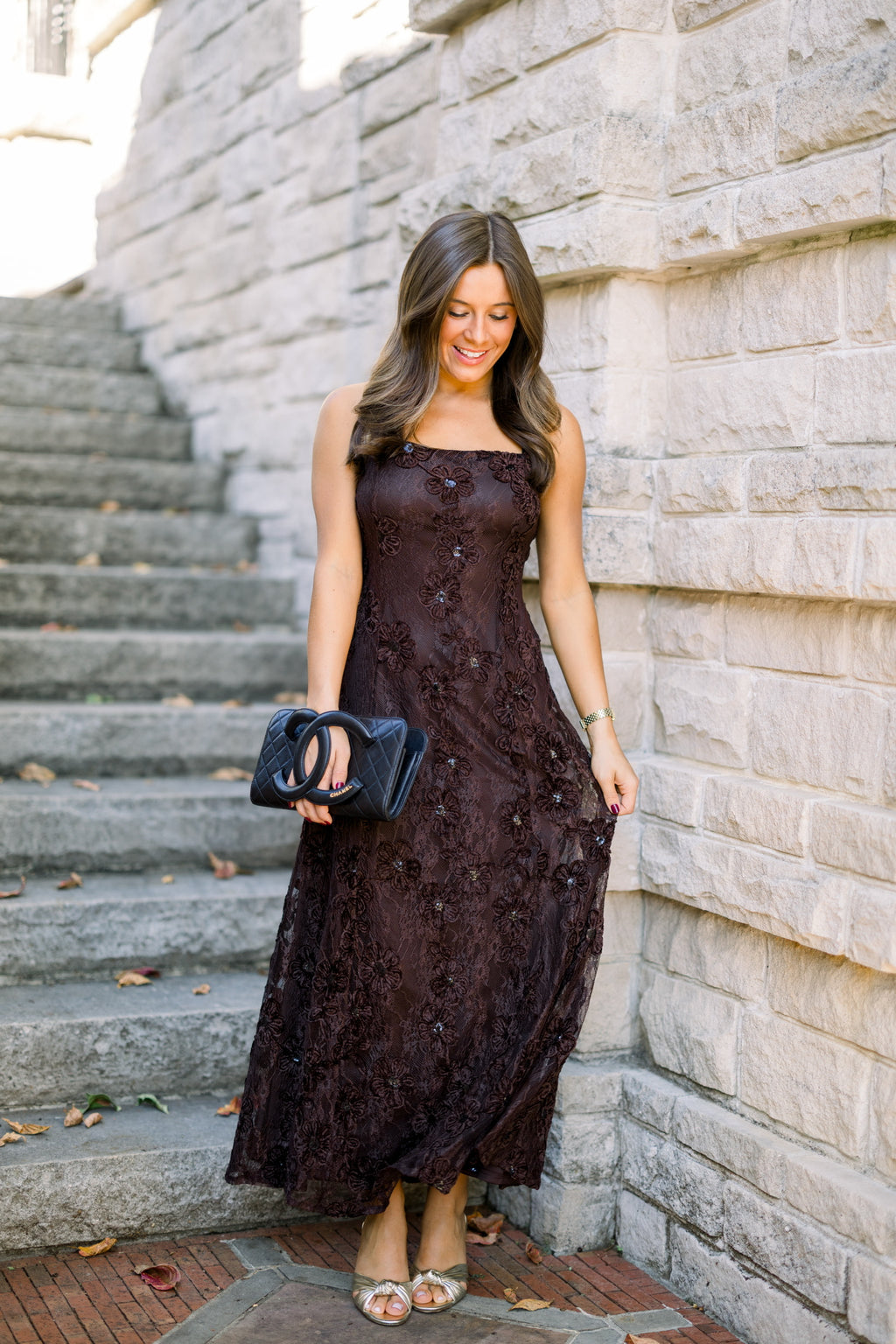 Marly Maxi Dress - Brown
