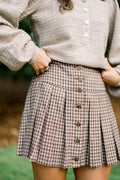 Audrey Mini Skirt Plaid