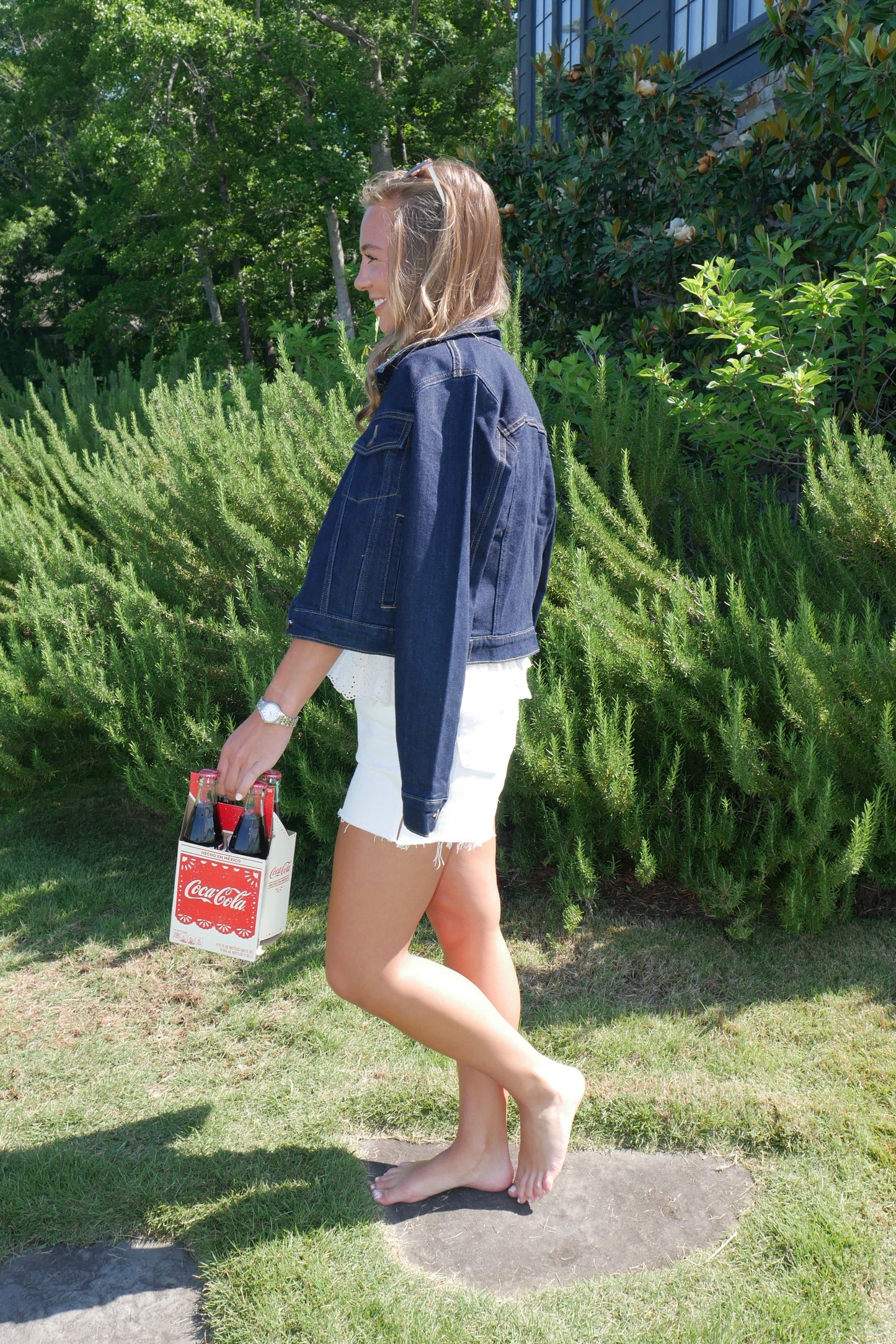 Stretched Denim Jacket