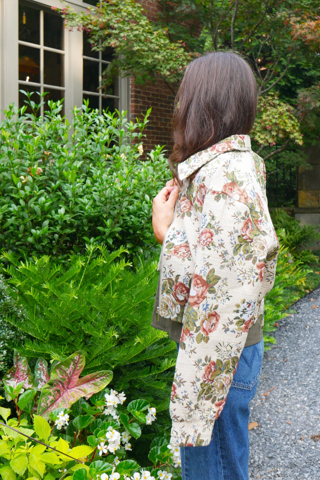 Floral Bomber Jacket