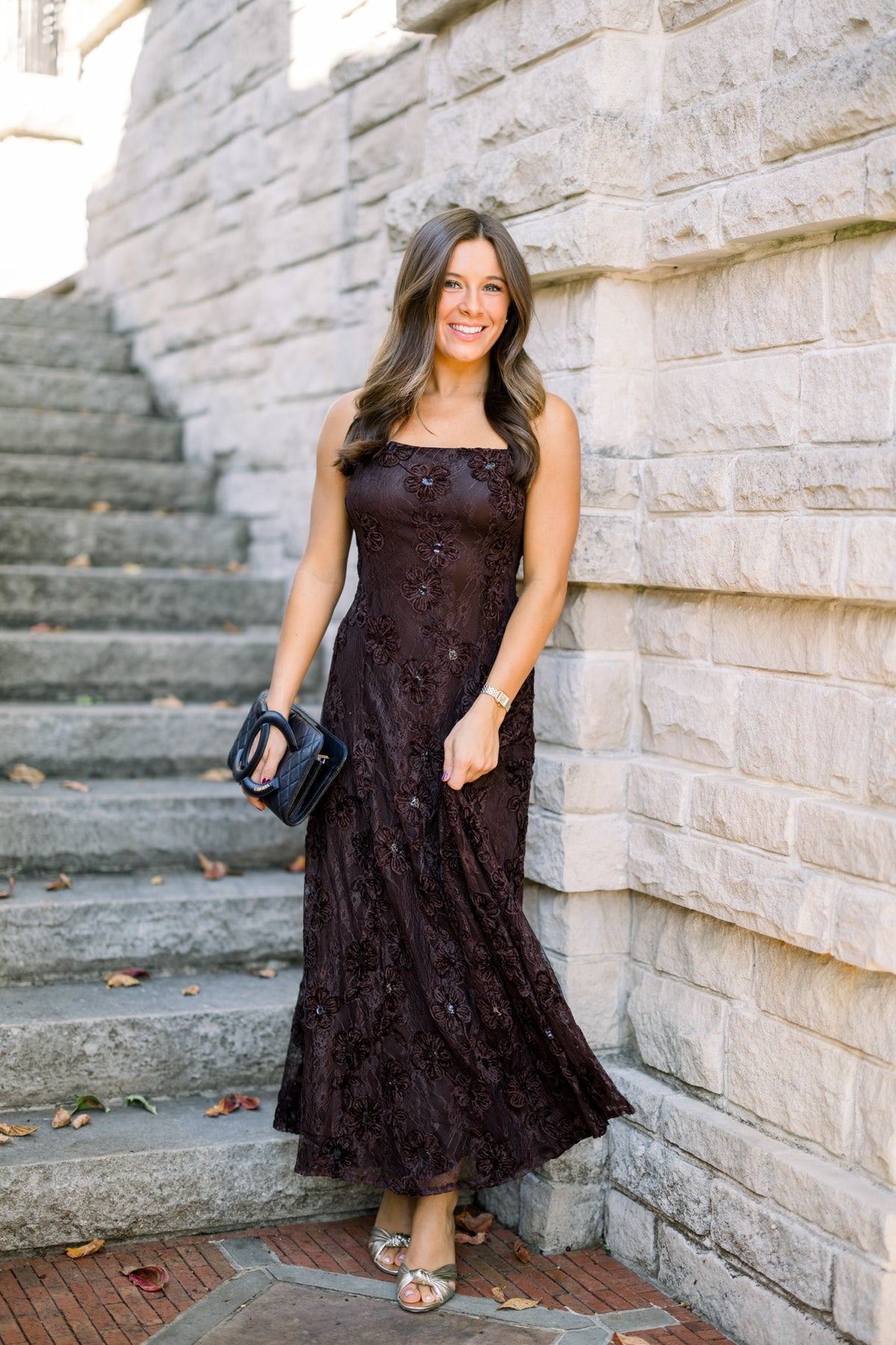 Marly Maxi Dress - Brown