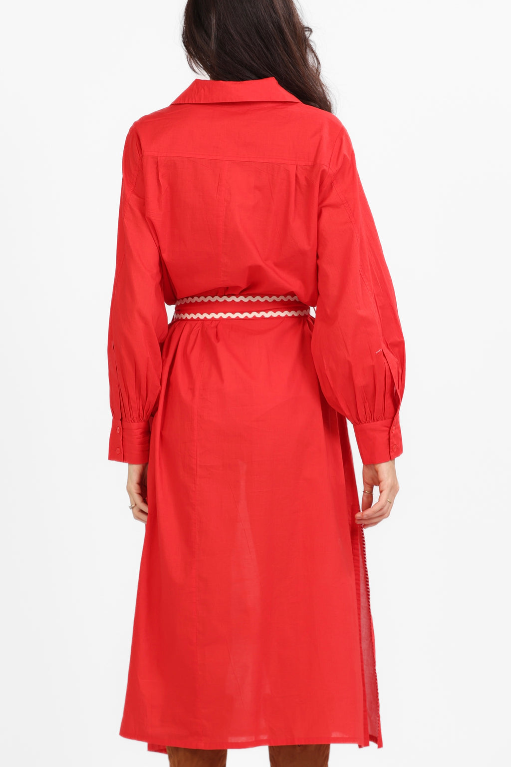 Cleo Panther Dress Red