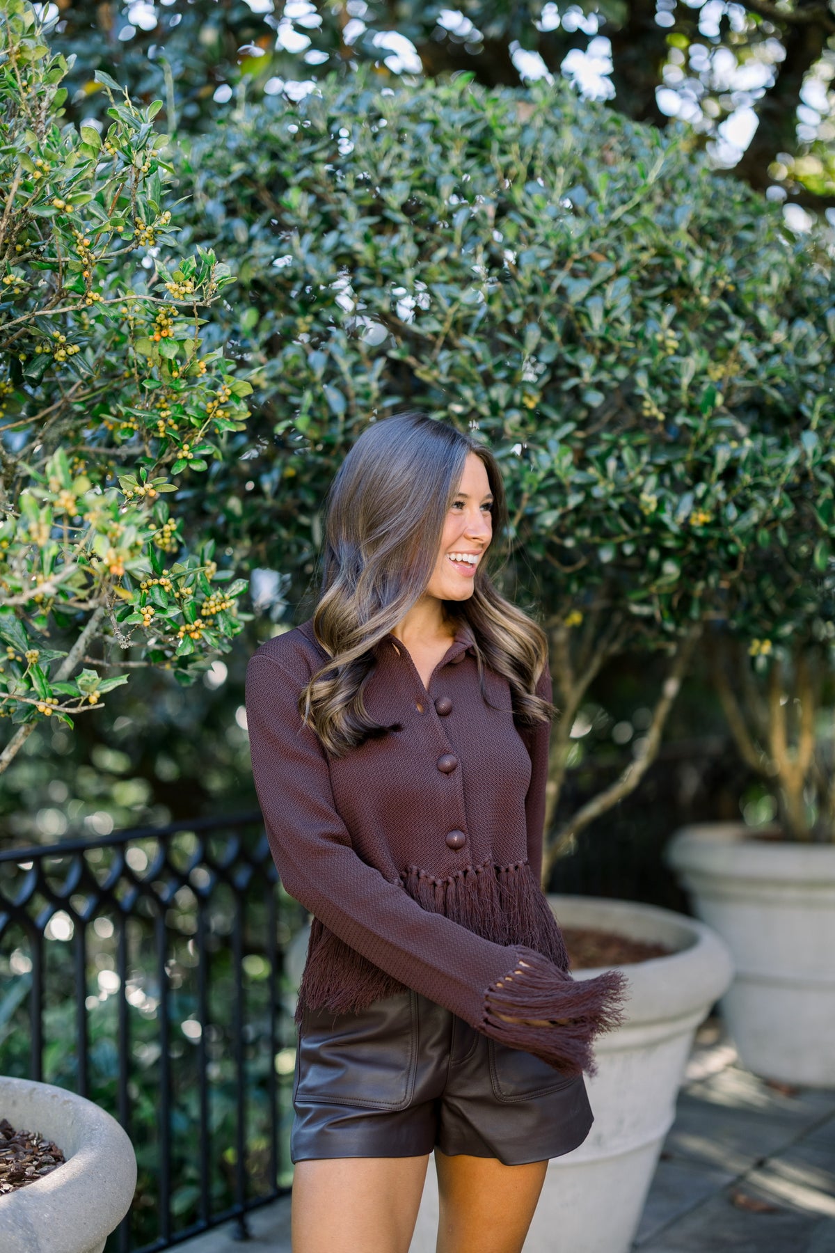 Fall Fringe Knit Cardigan