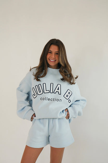 JULIA B. SWEAT-SHORTS - LIGHT BLUE