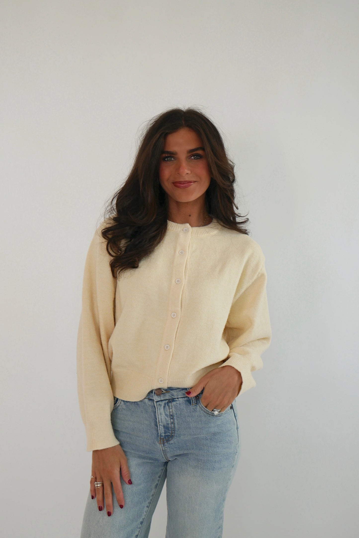 Elise Cardigan - Cream