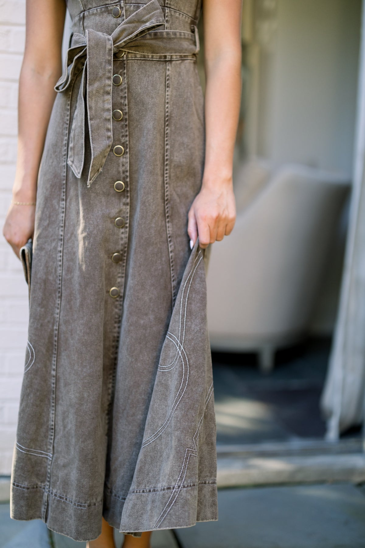 Western Button Down Dress