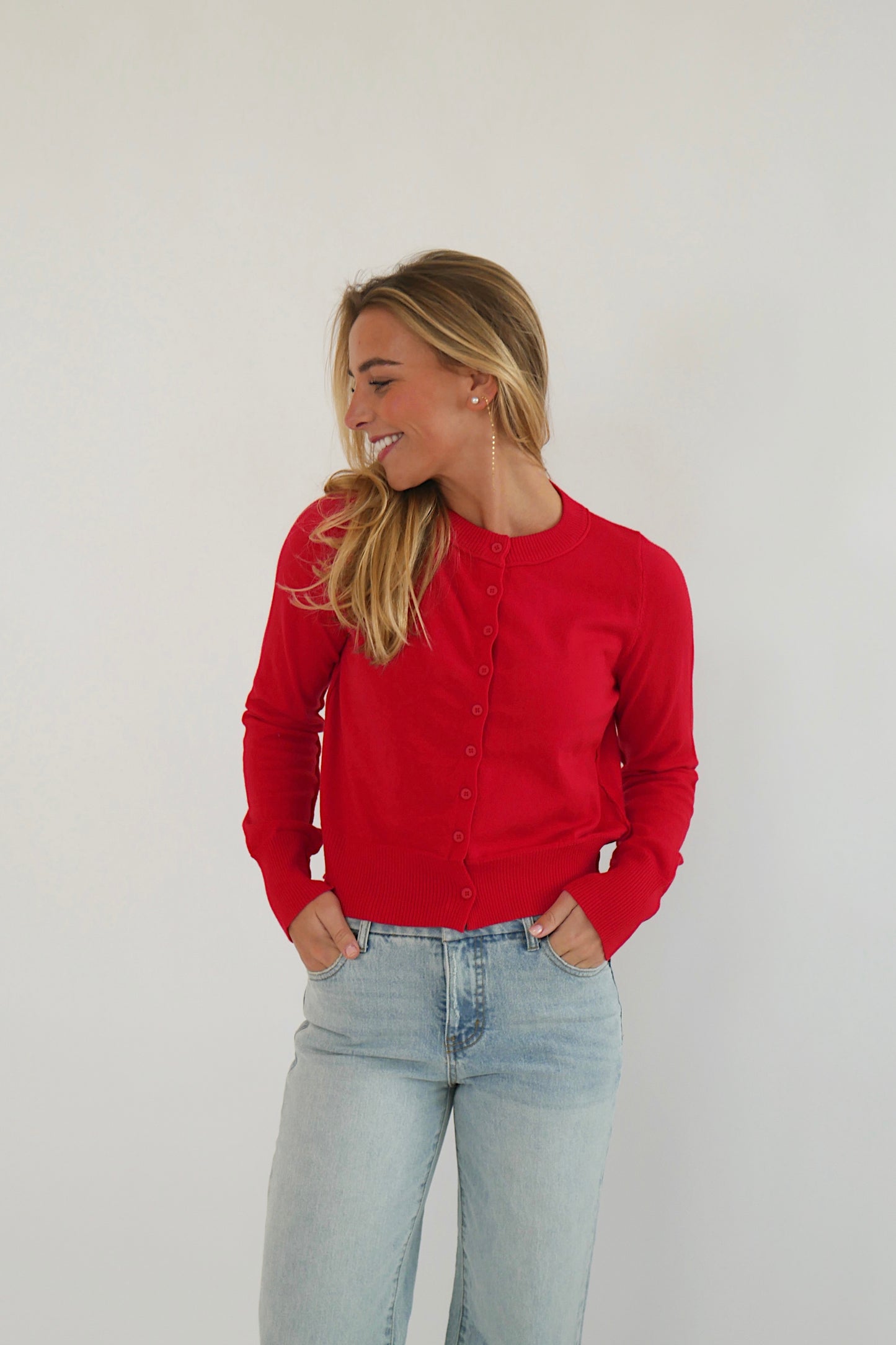 Sweetheart Sweater - Red