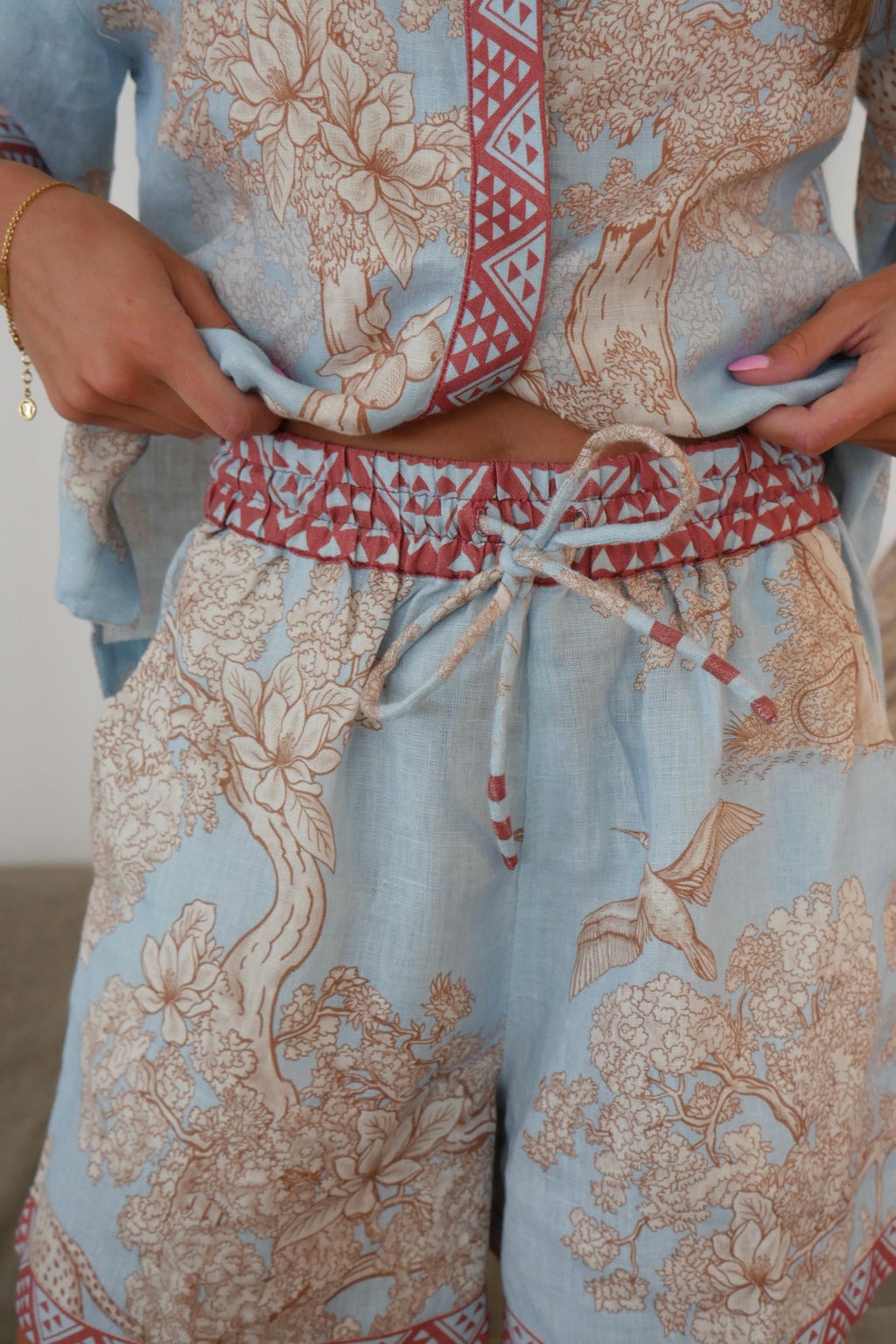 Africa Light Blue Shorts