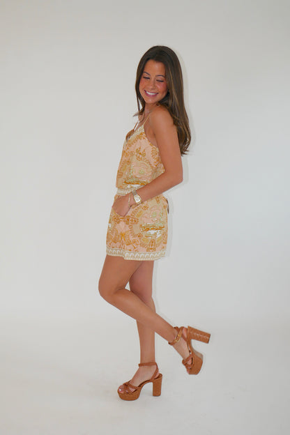 Italian Coast Rose Shorts