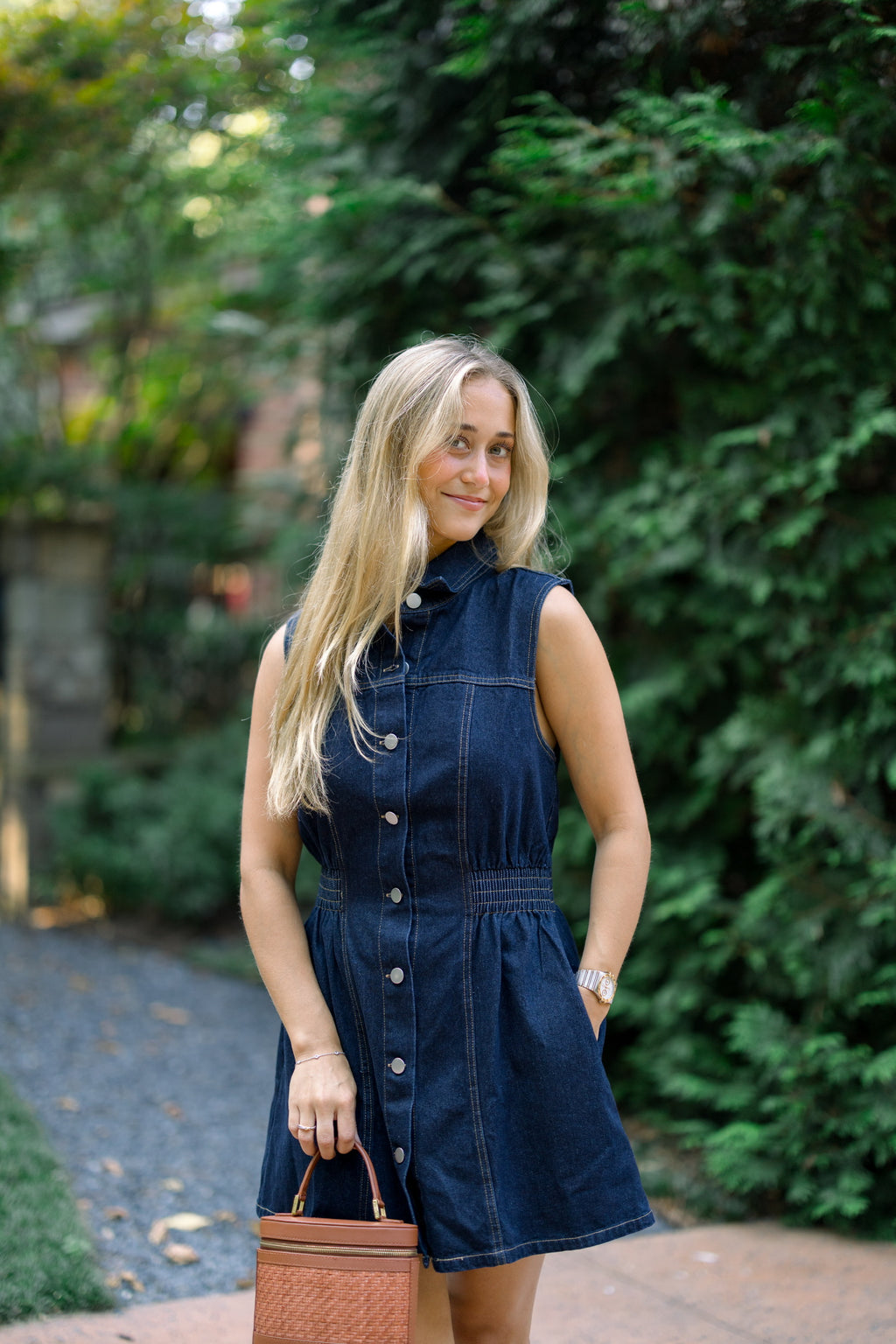 Louise Denim Dress