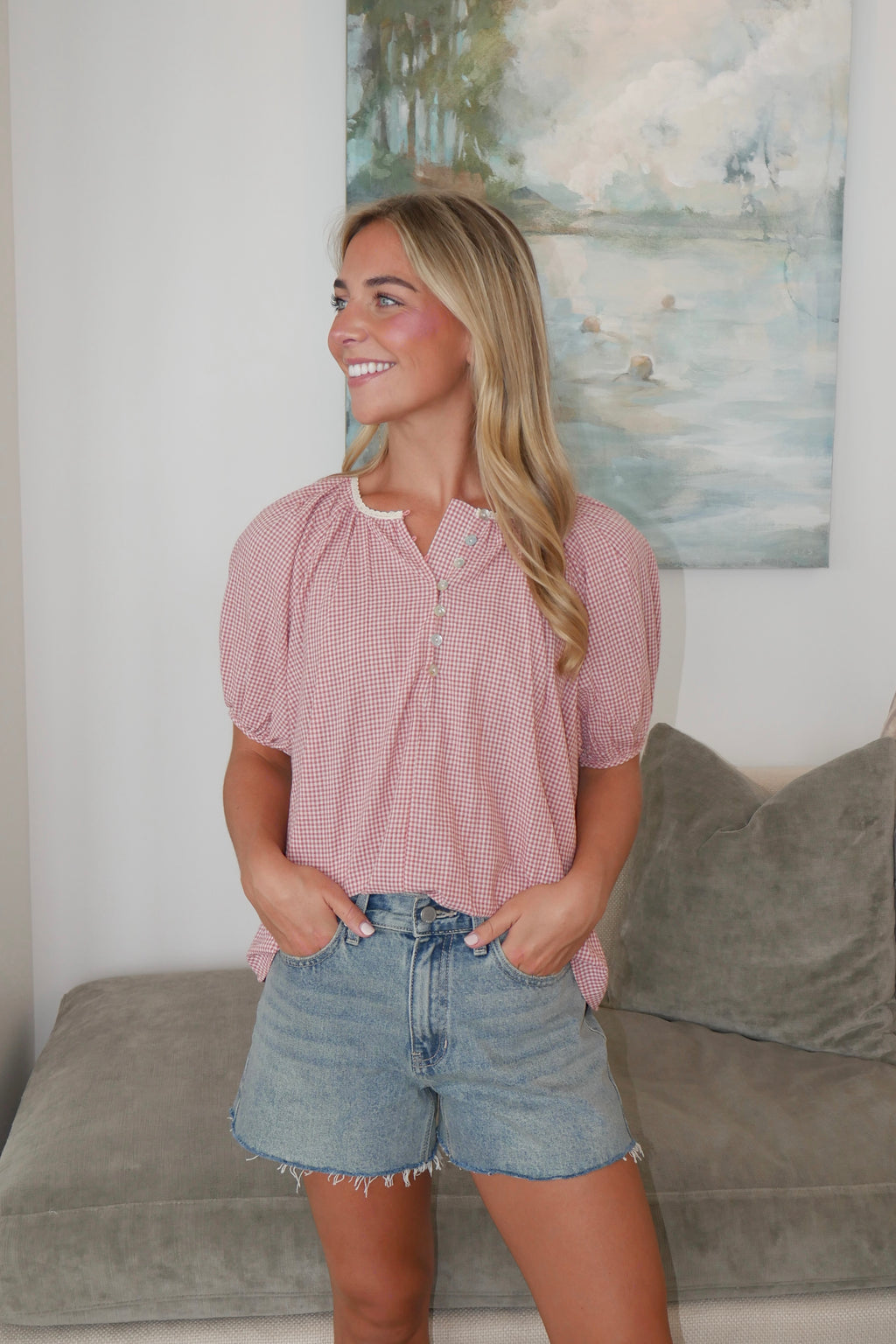 The Adams Top - Red