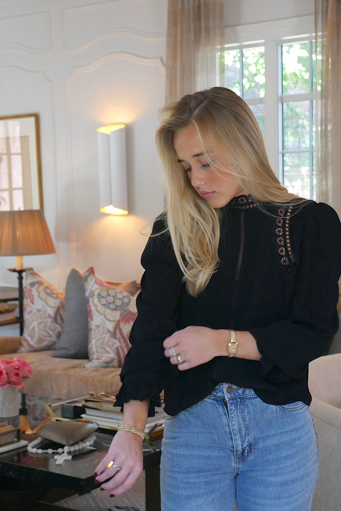 The Laura Top in Black