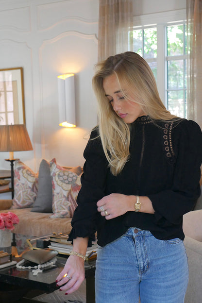 The Laura Top in Black