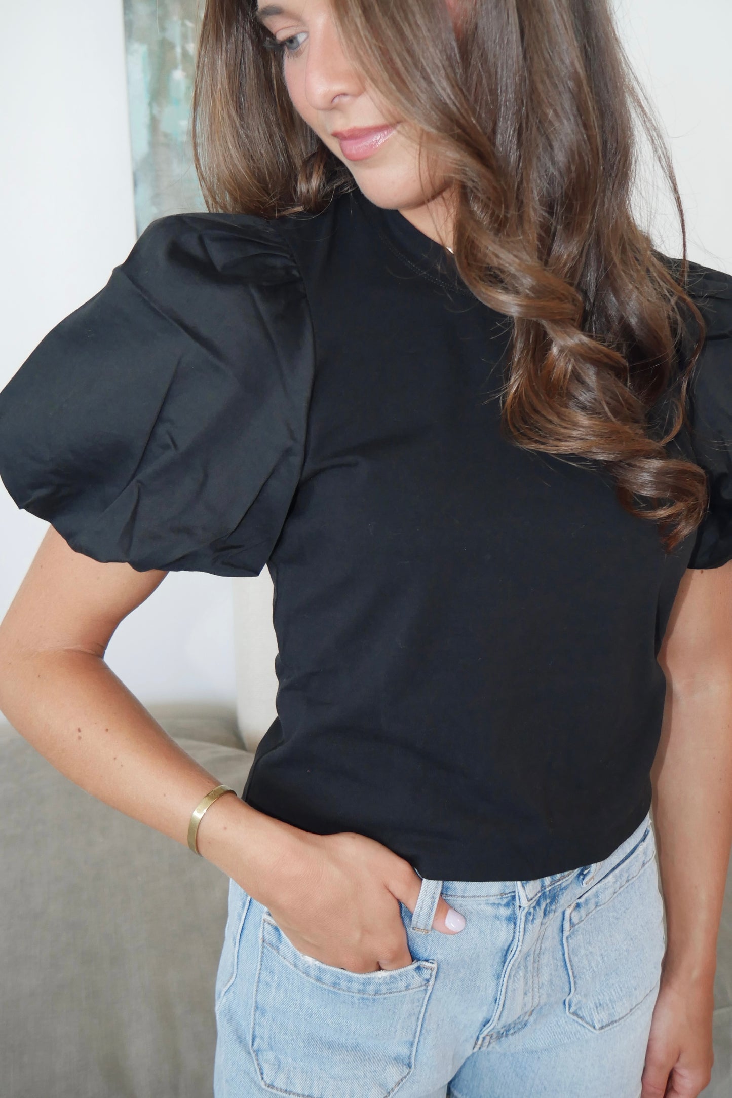 Lila Tee In Black