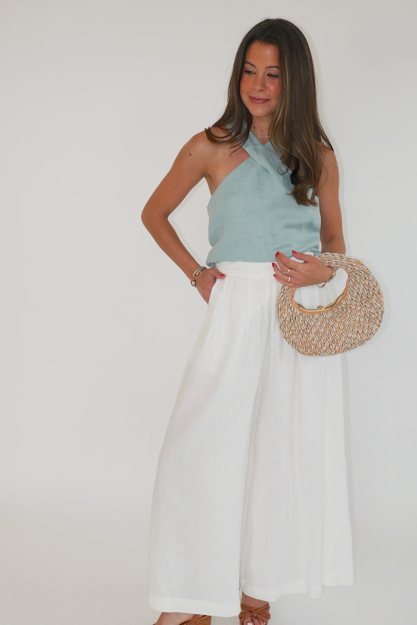 Santander Linen Blouse